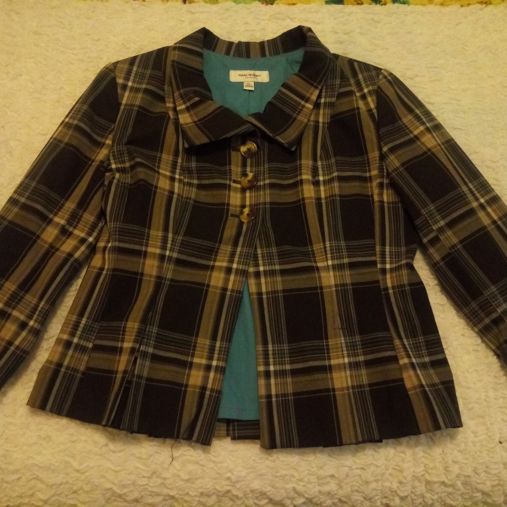 Cute plaid skirt suit